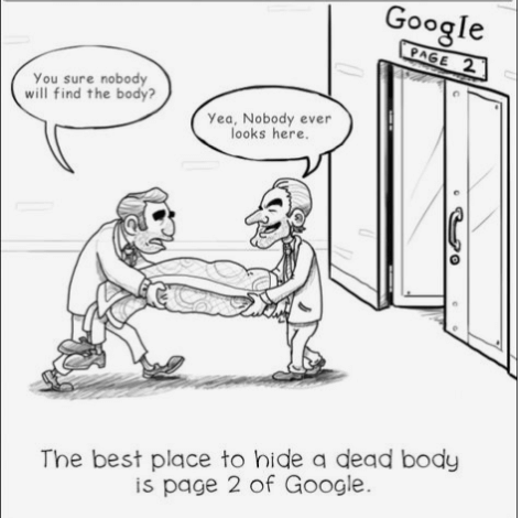 Second page of Google