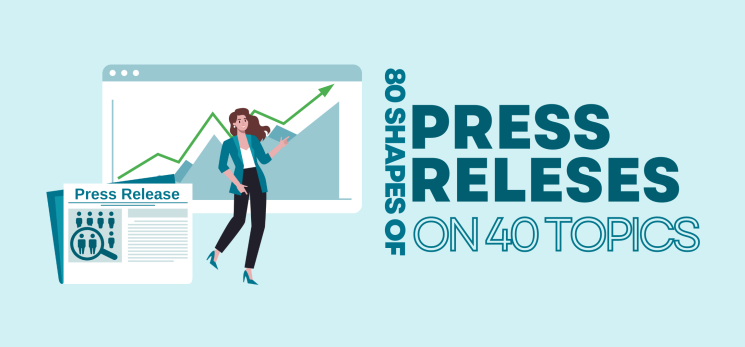 80 samples of press releases on 40 topics