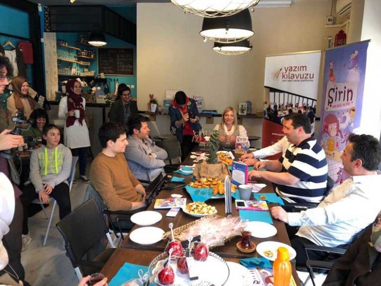 Birsen Ekim Özen's new children's book ans Telling Me Fairy Tale M was launched in Balat