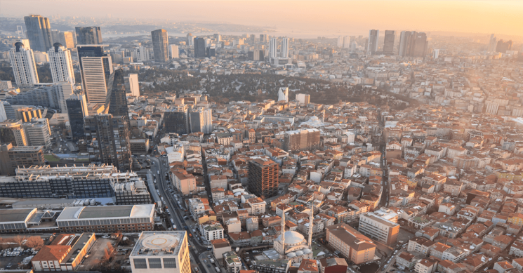 Office rents in Istanbul exceeded 20 dollars per square meter