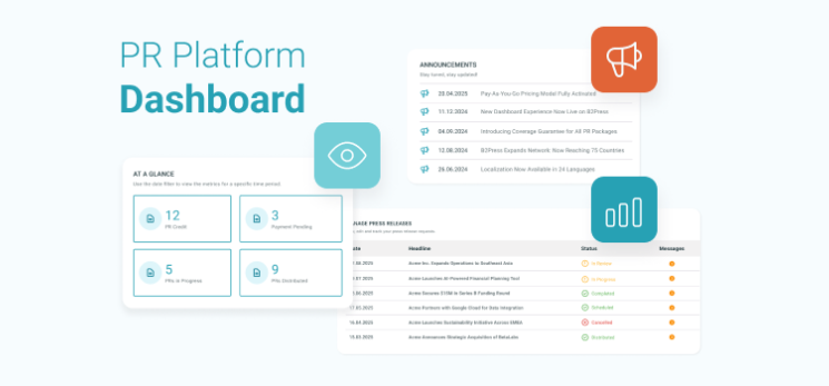 A closer look at B2Press: Discover your PR command center