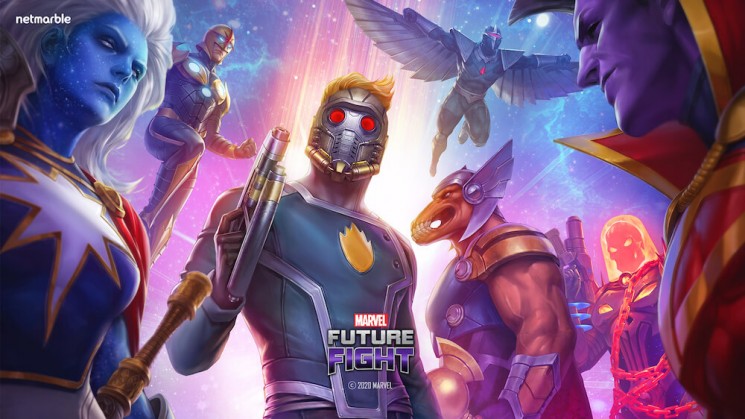 Interstellar Heroes the Guardians of the Galaxy Prepare for Battle in MARVEL Future Fight's New Update