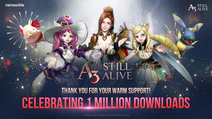Survive in the dark, open world RPG A3: Still Alive surpassed one million downloads in its first week of release