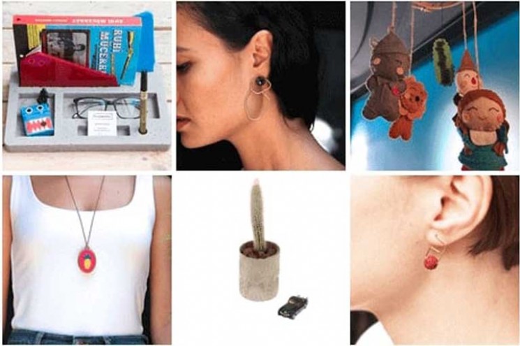 Unusual new year gifts at store 